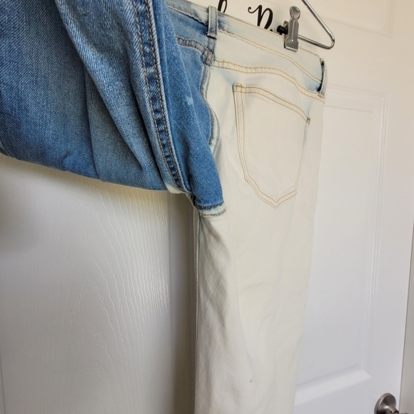 Old Navy 90s The Power Jean Perfect‎ Straight Ankle Bleached Leg Women's Size 8 - Picture 5 of 15